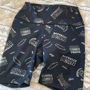 ZUMBA BIKER SHORTS